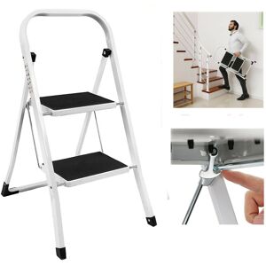 YouseaHome Folding 2 Step Stool Anti Slip Rubber Feet Portable and Foldable Easy to Store f YouseaHome Folding 2 Step Stool Anti Slip Rubber Feet Portable and Foldable Easy to Store f