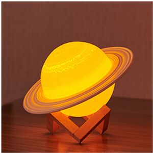 Nuonove Saturn Lamp 22cm 16 Colors 3D Moon Lamp Galaxy Planet Lamp,USB Rechargeable Remo Nuonove Saturn Lamp 22cm 16 Colors 3D Moon Lamp Galaxy Planet Lamp,USB Rechargeable Remo