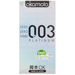 Okamoto 003 Platinum 10s Pack Latex Condom Made in Japan Okamoto 003 Platinum 10s Pack Latex Condom Made in Japan