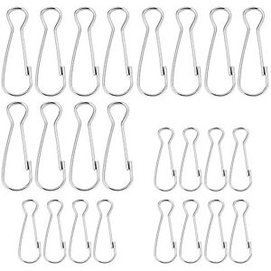 XINGSUI 24 Pieces Flag Pole ClipFlag Pole AccessoriesFlag Pole Clip Snaps Hook with Stor XINGSUI 24 Pieces Flag Pole ClipFlag Pole AccessoriesFlag Pole Clip Snaps Hook with Stor