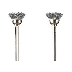 Dremel 442 Carbon Steel Brush Accessory Set 2 Brushes 13 mm for Cleaning and Removing R Dremel 442 Carbon Steel Brush Accessory Set 2 Brushes 13 mm for Cleaning and Removing R