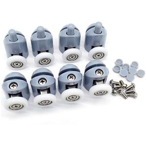 YUANQIAN 8 Shower Door Rollers Wheels Runners Pulley Roller 25MM YUANQIAN 8 Shower Door Rollers Wheels Runners Pulley Roller 25MM