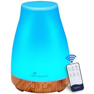 Diffuserlove 2368 300ml Remote Control Essential Oil Diffuser with 7 Color LED L Diffuserlove 2368 300ml Remote Control Essential Oil Diffuser with 7 Color LED L