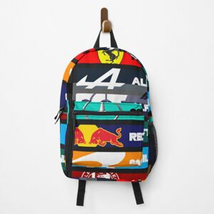 Famgem Backpack F1 teams 2021 School Bag Travel 15" Famgem Backpack F1 teams 2021 School Bag Travel 15"