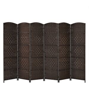Costway 271 x 180cm 6-Panel Room Divider Folding Privacy Screen Metal Hinge Costway 271 x 180cm 6-Panel Room Divider Folding Privacy Screen Metal Hinge