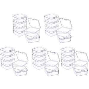 Tlily 30 Pieces Mini Plastic Clear Storage Box for Collecting Small Items, Beads, Jewe Tlily 30 Pieces Mini Plastic Clear Storage Box for Collecting Small Items, Beads, Jewe