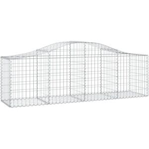 vidaXL Arched Gabion Basket 200x50x60/80 cm - Gabion Basket vidaXL Arched Gabion Basket 200x50x60/80 cm - Gabion Basket