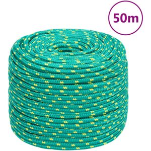 vidaXL Boat Rope Green 8 mm 50 m - Boat Rope vidaXL Boat Rope Green 8 mm 50 m - Boat Rope