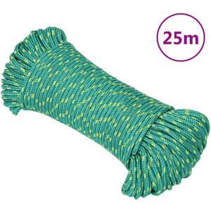 vidaXL Green 3mm 25m Marine Rope - Marine Rope vidaXL Green 3mm 25m Marine Rope - Marine Rope