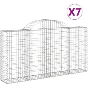 vidaXL Arched Gabion Basket - Garden Decorative Walls vidaXL Arched Gabion Basket - Garden Decorative Walls