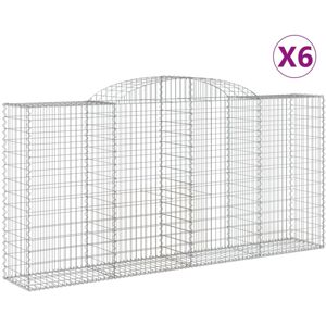 vidaXL Arched Gabion Basket - Garden Decorative Sound Barrier vidaXL Arched Gabion Basket - Garden Decorative Sound Barrier