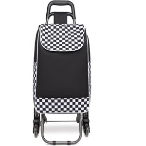 Unbranded (Black) 6 Wheel Push Shopping Trolley Unbranded (Black) 6 Wheel Push Shopping Trolley