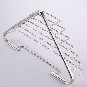 NES Home Bathroom Wall Mounted Corner Stainless Steel Caddy Storage Shelf Rack Basket NES Home Bathroom Wall Mounted Corner Stainless Steel Caddy Storage Shelf Rack Basket