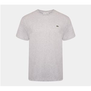 (Chine Grey, M) Lacoste Crew Neck Cotton Jersey T-shirts S-3XL (Chine Grey, M) Lacoste Crew Neck Cotton Jersey T-shirts S-3XL