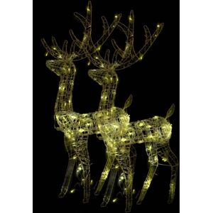 (warm white, 70 x 41 x 120 cm/ 2 pcs) vidaXL Reindeer Christmas Decoration Xmas (warm white, 70 x 41 x 120 cm/ 2 pcs) vidaXL Reindeer Christmas Decoration Xmas