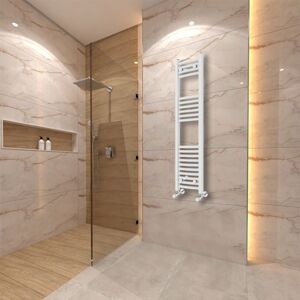 (1200x300mm) Warmehaus Curved Heated Towel Rail Central Heating for Bathroom Kit (1200x300mm) Warmehaus Curved Heated Towel Rail Central Heating for Bathroom Kit