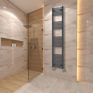 (1800x400mm) Warmehaus Curved Heated Towel Rail Central Heating for Bathroom Kit (1800x400mm) Warmehaus Curved Heated Towel Rail Central Heating for Bathroom Kit