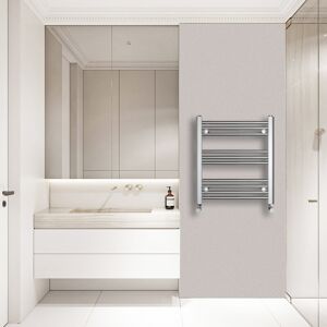 (600x540mm) Warmehaus Straight Heated Towel Rail Central Heating for Bathroom Ki (600x540mm) Warmehaus Straight Heated Towel Rail Central Heating for Bathroom Ki