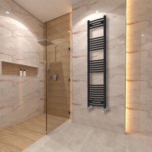(1600x400mm) Warmehaus Curved Heated Towel Rail Central Heating for Bathroom Kit (1600x400mm) Warmehaus Curved Heated Towel Rail Central Heating for Bathroom Kit
