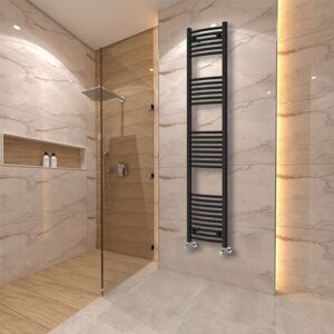 (1800x400mm) Warmehaus Curved Heated Towel Rail Central Heating for Bathroom Kit (1800x400mm) Warmehaus Curved Heated Towel Rail Central Heating for Bathroom Kit