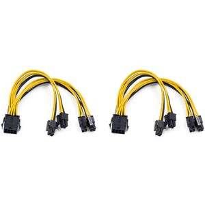 Tlily 2Pcs EPS CPU 12V 8Pin Female to Dual 8Pin (4+4)Pin EPS 12V Male Motherboard Powe Tlily 2Pcs EPS CPU 12V 8Pin Female to Dual 8Pin (4+4)Pin EPS 12V Male Motherboard Powe