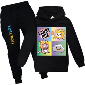 Unbranded (5-6 Years, Black) Kids Boys Girls LANKYBOX Print Hoodies Hooded Pants Trousers Unbranded (5-6 Years, Black) Kids Boys Girls LANKYBOX Print Hoodies Hooded Pants Trousers