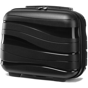 Unbranded (Black, 14 inch) One Or Four Pieces Lightweight PP Hard Shell Suitcase With TSA Unbranded (Black, 14 inch) One Or Four Pieces Lightweight PP Hard Shell Suitcase With TSA