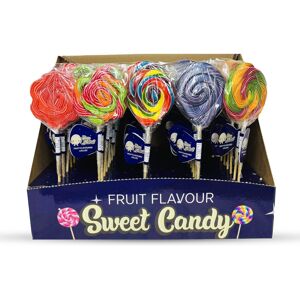 KidzBuzz (Pack Of 50) Kids Party Bag Sweets Lollies Spiral Rainbow KidzBuzz (Pack Of 50) Kids Party Bag Sweets Lollies Spiral Rainbow