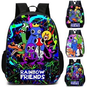 Unbranded (A) Rainbow Friends Backpack Large Capacity Rucksack Satchel School Bags for Chi Unbranded (A) Rainbow Friends Backpack Large Capacity Rucksack Satchel School Bags for Chi