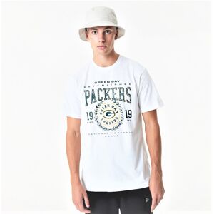 (M) New Era Mens NFL Team Graphic T-Shirt ~ Green Bay Packers White (M) New Era Mens NFL Team Graphic T-Shirt ~ Green Bay Packers White
