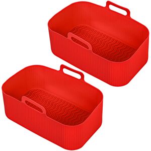 Geepas Vortex 9L Dual Air Fryer - Red - Basket Geepas Vortex 9L Dual Air Fryer - Red - Basket