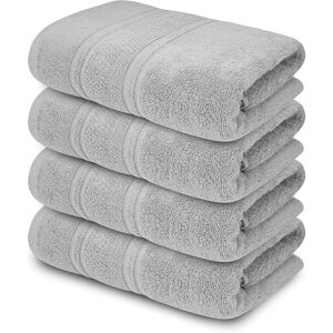 Textile Do Ltd (Silver) 4 x Large Jumbo Bath Sheet Towels 100% Egyptian Cotton Bath Sheets Big Textile Do Ltd (Silver) 4 x Large Jumbo Bath Sheet Towels 100% Egyptian Cotton Bath Sheets Big