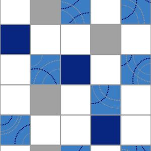 Debona Blue White Dotty Tiled Wallpaper Modern Contemporary Kitchen Bathroom Debona Blue White Dotty Tiled Wallpaper Modern Contemporary Kitchen Bathroom