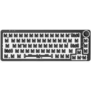 GreenZech (Black) 2.4GHz Customized 67 Keys Triple Mode RGB Hot Swappable Keyboard Kit Wit GreenZech (Black) 2.4GHz Customized 67 Keys Triple Mode RGB Hot Swappable Keyboard Kit Wit