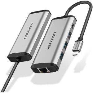 GreenZech 5-in-1 HUB Docking Station Adapter With 87W USB 3.0 USB-C PD RJ45 1000Mbps Gigab GreenZech 5-in-1 HUB Docking Station Adapter With 87W USB 3.0 USB-C PD RJ45 1000Mbps Gigab