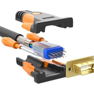 GreenZech (Orange, 1.5M) 1080P VGA 3+9 Male to Male Cable Gold-plated Connector VGA Video GreenZech (Orange, 1.5M) 1080P VGA 3+9 Male to Male Cable Gold-plated Connector VGA Video