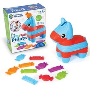 Learning Resources LRNLER9135 Pia the Fill & Spill Pinata, Multi Color - Pack of Learning Resources LRNLER9135 Pia the Fill & Spill Pinata, Multi Color - Pack of