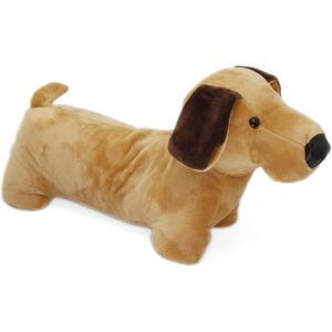 Carousel Home Adorable Sausage Dog Dachshund Puppy Doorstop - Novelty Animal Door Stop - Beige Carousel Home Adorable Sausage Dog Dachshund Puppy Doorstop - Novelty Animal Door Stop - Beige