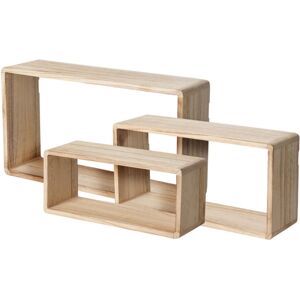 Carousel Home Set Of 3 Floating Rectangle Cube Box Shelves Display Shelves Wall Mounted 3 Pi Carousel Home Set Of 3 Floating Rectangle Cube Box Shelves Display Shelves Wall Mounted 3 Pi