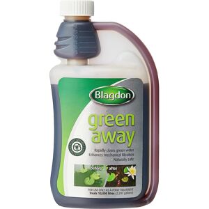 Blagdon Away Pond Water Treatment - Clears Green Water Fast, Plant-Friendly & Safe for F Blagdon Away Pond Water Treatment - Clears Green Water Fast, Plant-Friendly & Safe for F
