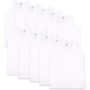 A2Z (L, White) Mens Soft 100% Cotton Pack Of 10 Undershirt Vests A2Z (L, White) Mens Soft 100% Cotton Pack Of 10 Undershirt Vests