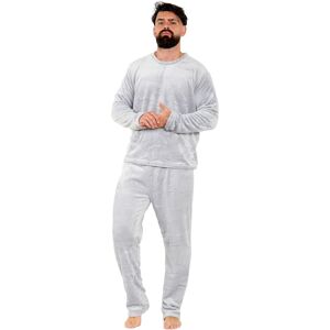 A2Z (M, Grey) Mens Fleece Adults Pyjamas 2 Piece Gift Set A2Z (M, Grey) Mens Fleece Adults Pyjamas 2 Piece Gift Set