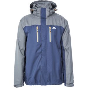 (S, Navy) Trespass Mens Waterproof Jacket Hooded Wooster (S, Navy) Trespass Mens Waterproof Jacket Hooded Wooster
