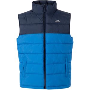 (L, Navy) Trespass Mens Padded Gilet Bodywarmer Oskar Gilet (L, Navy) Trespass Mens Padded Gilet Bodywarmer Oskar Gilet