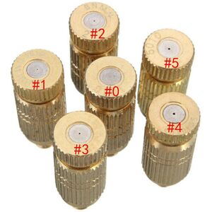 GreenZech (2) 3/16 Inch Garden Irrigation Brass Misting Spray Nozzle Cooling Humidificatio GreenZech (2) 3/16 Inch Garden Irrigation Brass Misting Spray Nozzle Cooling Humidificatio