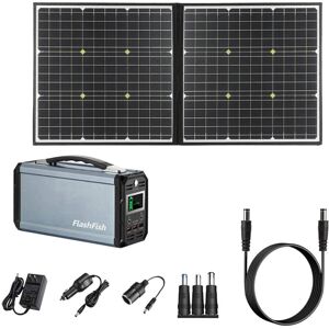 GreenZech 60000mAh 300W Portable Power Station+ 100W 18V Portable Solar Panel With 5V USB GreenZech 60000mAh 300W Portable Power Station+ 100W 18V Portable Solar Panel With 5V USB