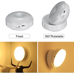GreenZech (White Light, Fixed, Battery Powered) 360 Degree Rotation LED Motion Sensor Nigh GreenZech (White Light, Fixed, Battery Powered) 360 Degree Rotation LED Motion Sensor Nigh