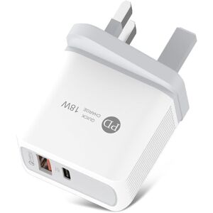 GreenZech (UK Plug) 18W Quick Charger Power Adapter for Tablet Smartphone GreenZech (UK Plug) 18W Quick Charger Power Adapter for Tablet Smartphone
