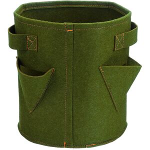 GreenZech (Army Green, M) 5/7/10 Gallon Strawberry Planting Grow Bag Plant Bags with 3/6/8 GreenZech (Army Green, M) 5/7/10 Gallon Strawberry Planting Grow Bag Plant Bags with 3/6/8