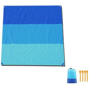GreenZech (Navy) 200x210cm Beach Blanket Waterproof Multifunction Folding Picnic Mat Sunsh GreenZech (Navy) 200x210cm Beach Blanket Waterproof Multifunction Folding Picnic Mat Sunsh